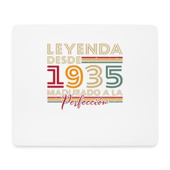 Légende depuis 1935 Cadeau d’anniversaire - Tapis de souris (format paysage) - blanc - Devant