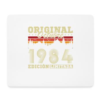 October 1984 Vinatge 1984 Birthday Gift - Mouse Pad (horizontal) - white - Front