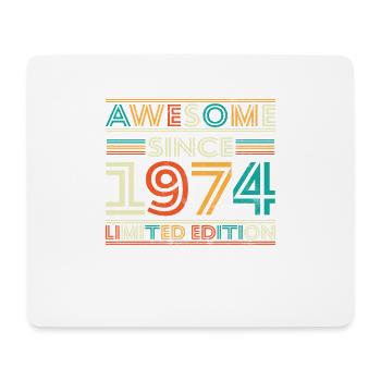 Impressive since 1974 - Mouse Pad (horizontal) - white - Front