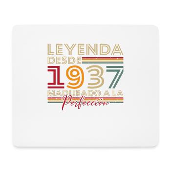 Legende seit 1937 Geburtstagsgeschenk - Mousepad (Querformat) - Weiß - Vorne