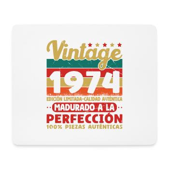 Vinatge 1974 Geburtstagsgeschenk - Mousepad (Querformat) - Weiß - Vorne