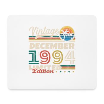 Birthday Gift Born In December 1994 - Mouse Pad (horizontal) - white - Front
