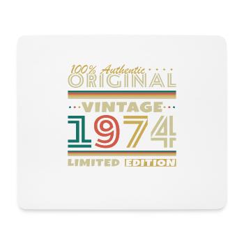 1974 Vintage Retro Geburtstagsgeschenk - Mousepad (Querformat) - Weiß - Vorne