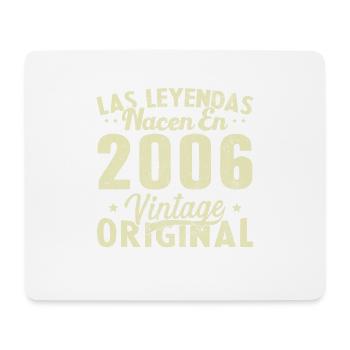 Original 2006 Vinatge Cadeau d’anniversaire - Tapis de souris (format paysage) - blanc - Devant