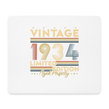 Vinatge 1934 Geburtstagsgeschenk - Mousepad (Querformat) - Weiß - Vorne