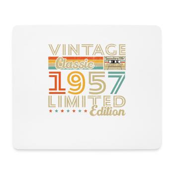 Vinatge 1957 Geburtstagsgeschenk - Mousepad (Querformat) - Weiß - Vorne
