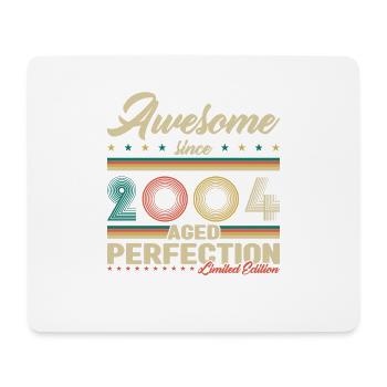 2004 Vintage Retro Geburtstagsgeschenk - Mousepad (Querformat) - Weiß - Vorne