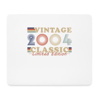 2004 Vintage Retro Geburtstagsgeschenk - Mousepad (Querformat) - Weiß - Vorne