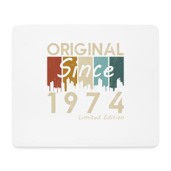 1974 Vintage Retro Geburtstagsgeschenk - Mousepad (Querformat) - Weiß - Vorne