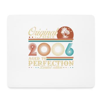 2006 Vintage Retro Geburtstagsgeschenk - Mousepad (Querformat) - Weiß - Vorne