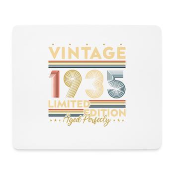 1935 Vintage Retro Birthday Gift - Mouse Pad (horizontal) - white - Front