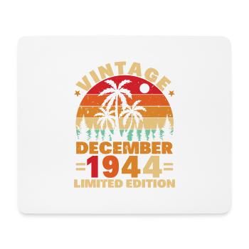 Dezember 1944 Vintage Retro Geburtstag - Mousepad (Querformat) - Weiß - Vorne