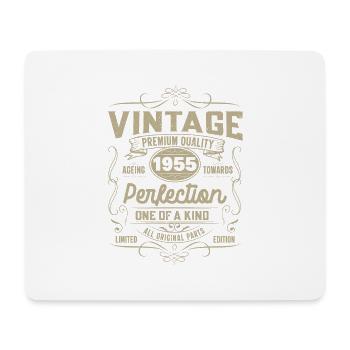 Vintage 1955 Perfection Anniversary Gift - Mouse Pad (horizontal) - white - Front
