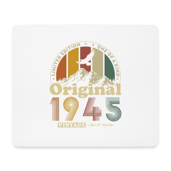 Original 1945 Vintage Cadeau d’anniversaire - Tapis de souris (format paysage) - blanc - Devant