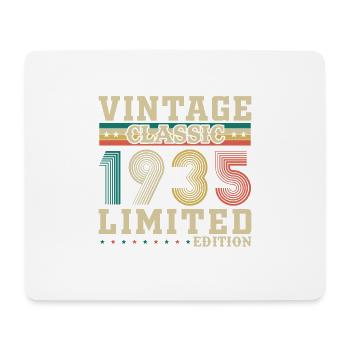 Original 1935 Vintage Retro Cadeau D’anniversaire - Tapis de souris (format paysage) - blanc - Devant