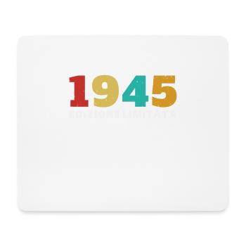 Original 1945 Vintage Rétro Cadeau d’anniversaire - Tapis de souris (format paysage) - blanc - Devant