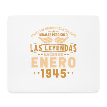 Janvier 1945 Vintage Cadeaux d’anniversaire - Tapis de souris (format paysage) - blanc - Devant