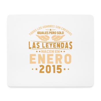 Janvier 2015 Vintage Cadeaux d’anniversaire - Tapis de souris (format paysage) - blanc - Devant