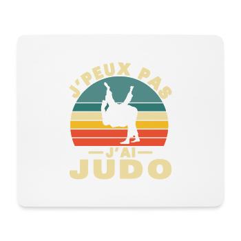 I Can't I Have Judo Humor Gift - Mouse Pad (horizontal) - white - Front