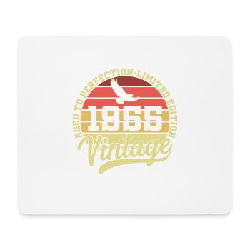 Jahrgang 1955 Geburtstagsgeschenk Jahrgang 1955 - Mousepad (Querformat) - Weiß - Vorne