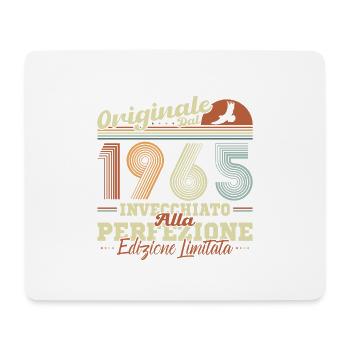 Cadeau d’anniversaire rétro original de 1965 - Tapis de souris (format paysage) - blanc - Devant