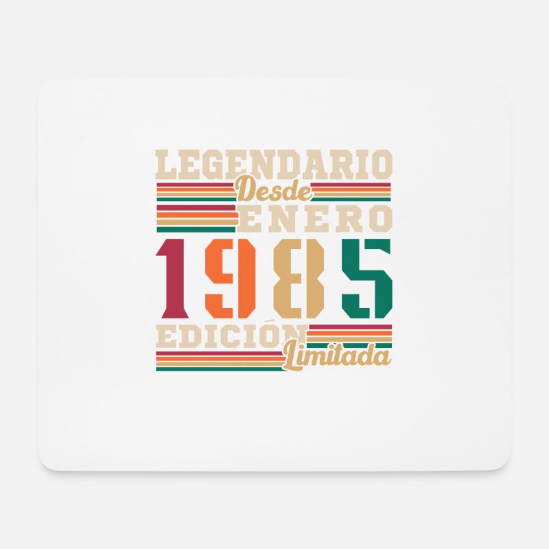 Geschenke für die Jahrgänge Jänner 1985 - Mousepad (Querformat) - Weiß