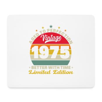 1975 Vintage Retro Geburtstagsgeschenk - Mousepad (Querformat) - Weiß - Vorne