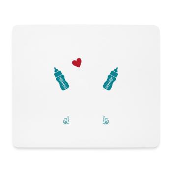 Man Dad To Be 2025 Gift - Mouse Pad (horizontal) - white - Front
