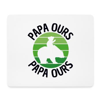 Daddy bear - Mouse Pad (horizontal) - white - Front
