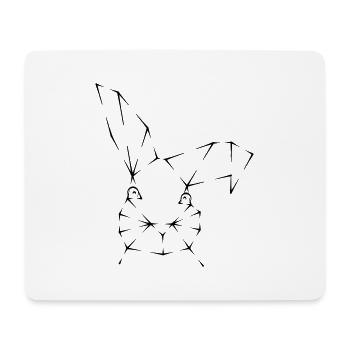Hare | Street Fashion | minimal | Urban style - Mouse Pad (horizontal) - white - Front