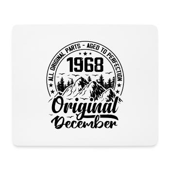 1968 December Original 56 Years Birthday Gift - Mouse Pad (horizontal) - white - Front