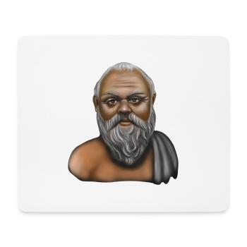 Socrates Greek Philosopher - Mouse Pad (horizontal) - white - Front