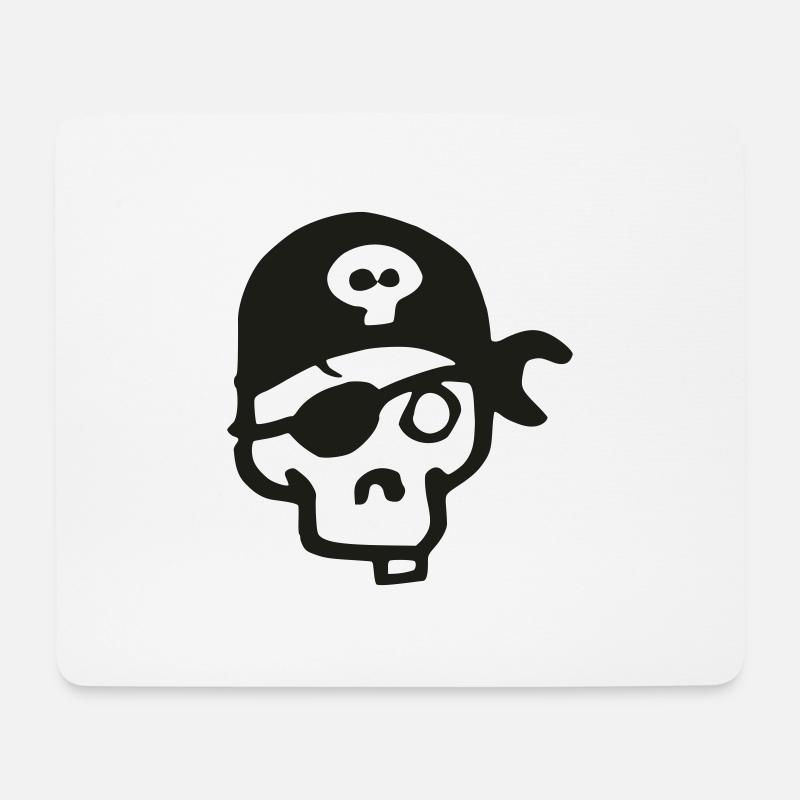 seeräuber - Mousepad (Querformat) - Weiß