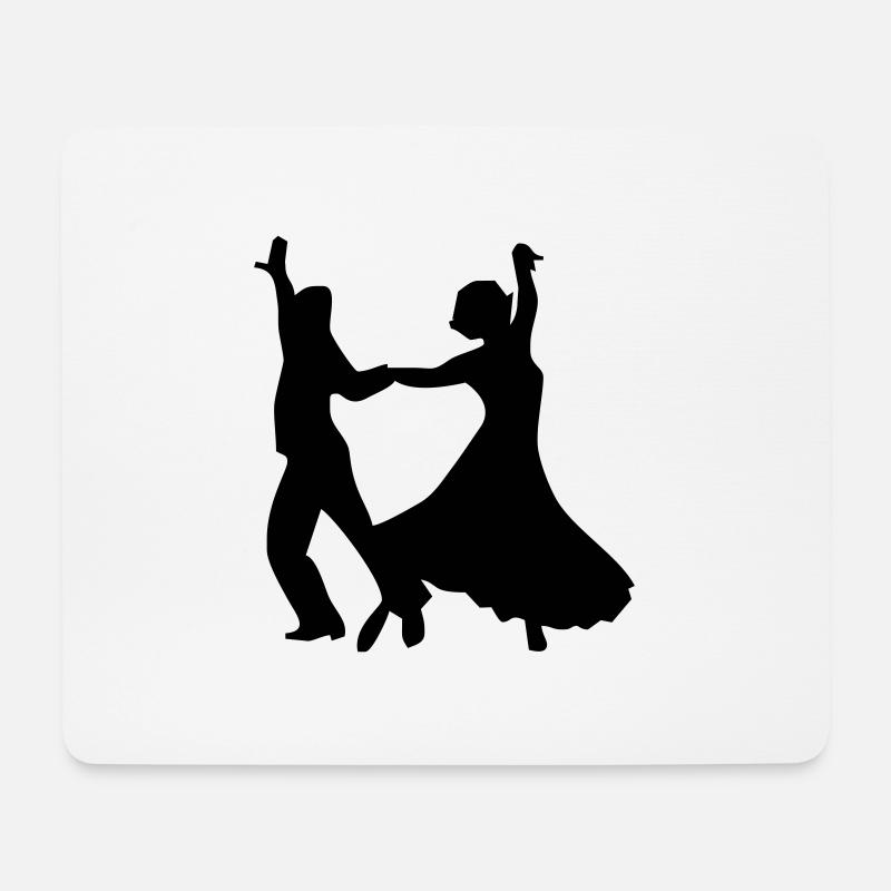 Tanz tanzen Dance Paar - Mousepad (Querformat) - Weiß