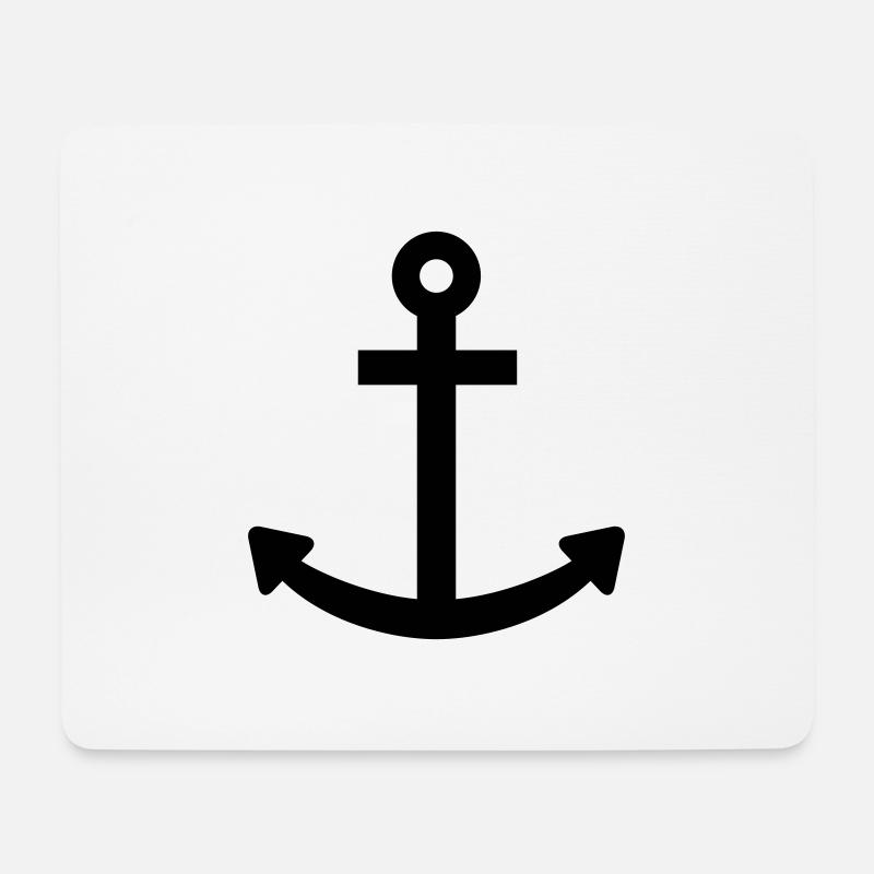 anchors - Mousepad (Querformat) - Weiß