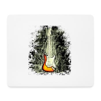 guitar - Mouse Pad (horizontal) - white - Front