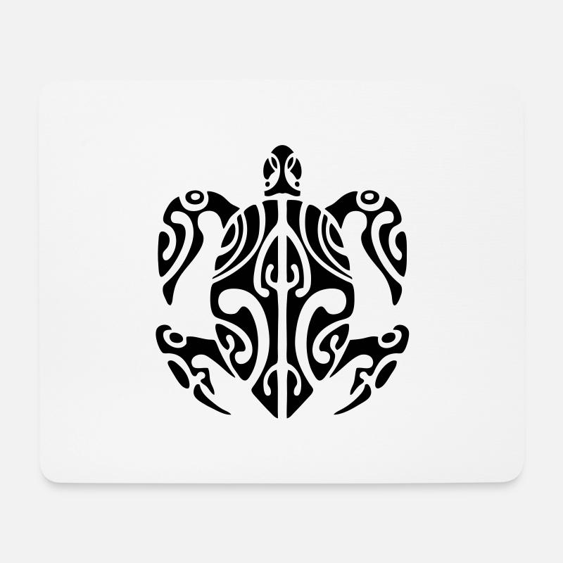 turtle - Mousepad (Querformat) - Weiß