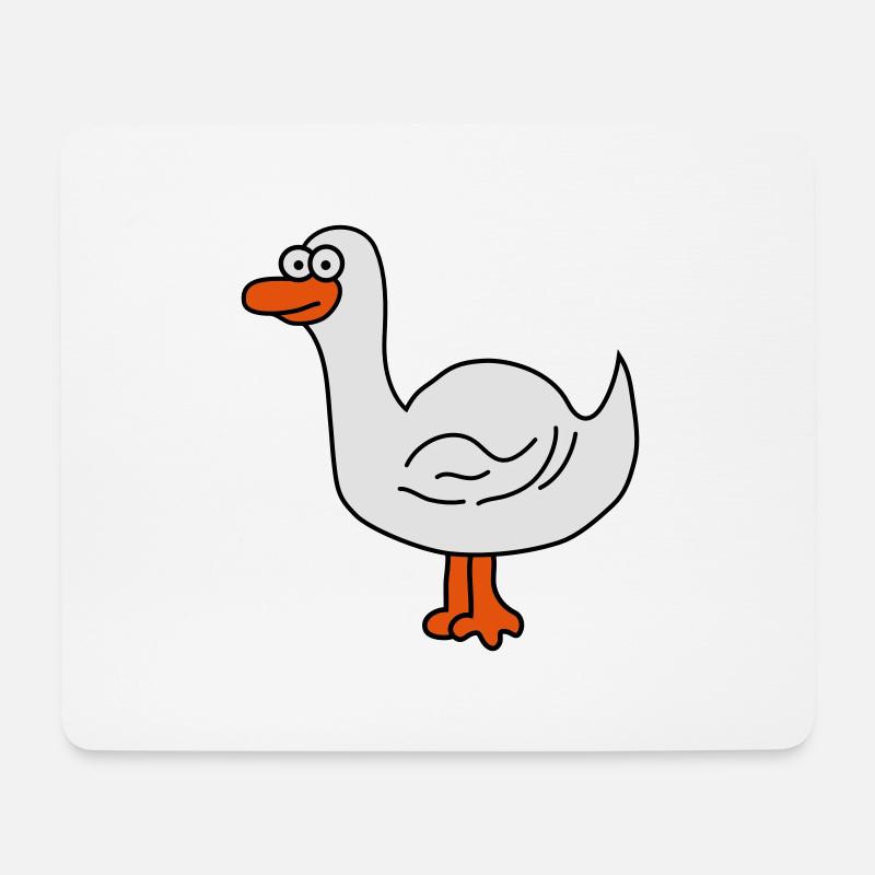Duck - Mouse Pad (horizontal) - white
