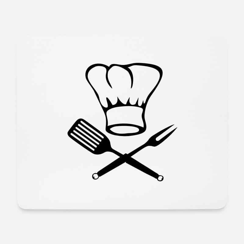 cook - Mouse Pad (horizontal) - white