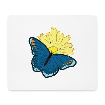 Schmetterling Schmetterlingsflügel Butterfly - Mousepad (Querformat) - Weiß - Vorne