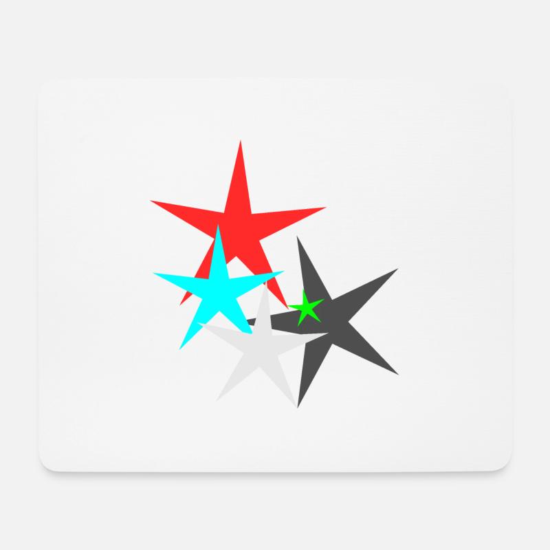 Star Star - Mouse Pad (horizontal) - white
