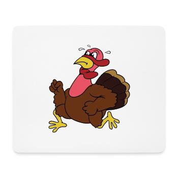 Thanksgiving Truthahn Pute Pilger - Mousepad (Querformat) - Weiß - Vorne