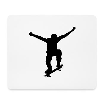 Skater, Skateboarder - Mousepad (Querformat) - Weiß - Vorne