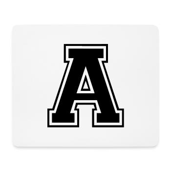 a - Mousepad (Querformat) - Weiß - Vorne