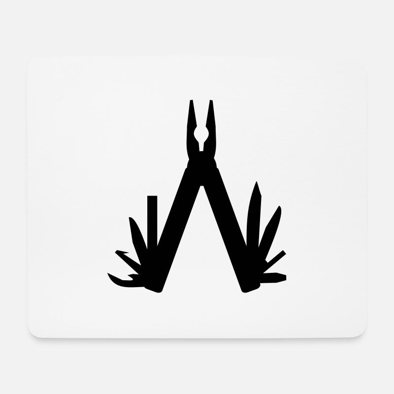 multitool - Mousepad (Querformat) - Weiß