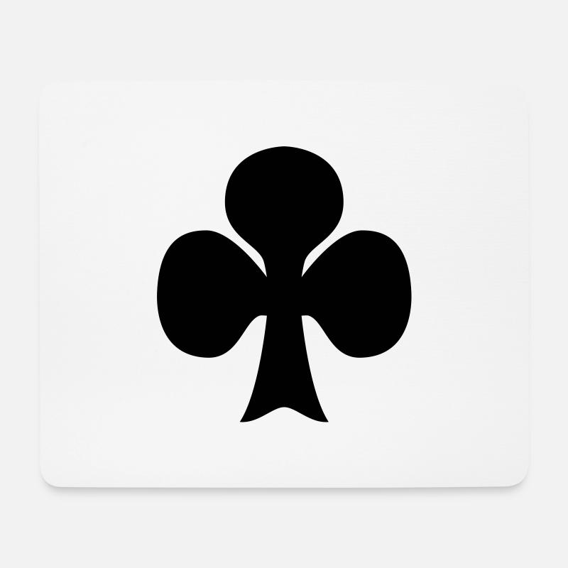 clover leaf - Mousepad (Querformat) - Weiß