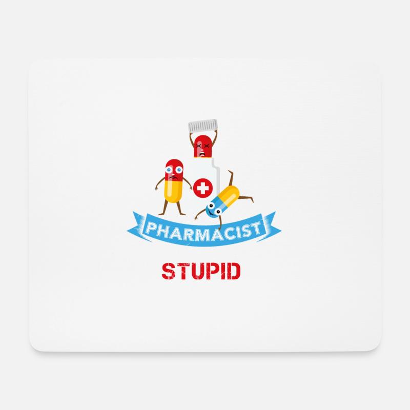 Pharmacist - Geschenk Apotheker Apotheke Prüfung - Mousepad (Querformat) - Weiß