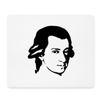 Mozart - Mouse Pad (horizontal) - white - Front