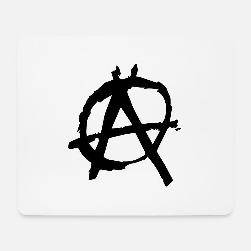 anarchy - Mouse Pad (horizontal) - white