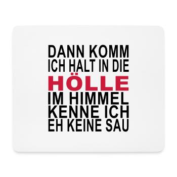Hölle - Mousepad (Querformat) - Weiß - Vorne
